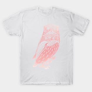 Owl Twins in Rose T-Shirt